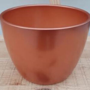 Ceramic Boule Pot Copper 13.5/12/9.5 CM