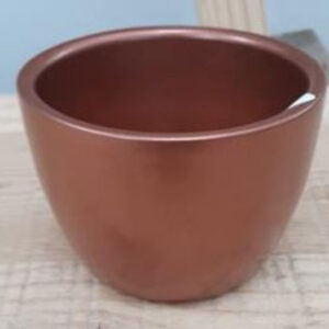Ceramic Boule Pot Copper 7/6/5 CM