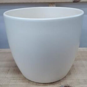 Ceramic Boule Pot Pearl Matt 22 CM
