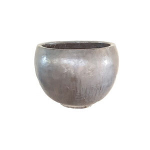Ceramic Pot, Matt Black