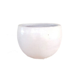Ceramic Pot, Matt White