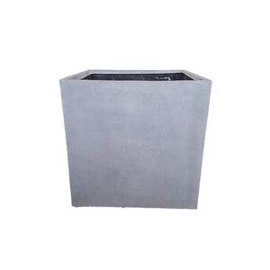 Fiber Stone Pot, Grey Natural