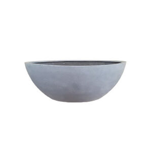 Fiber Stone Pot, Matt Grey
