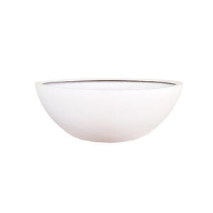 Fiber Stone Pot, Matt White